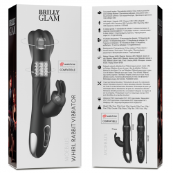 BRILLY GLAM MOEBIUS RABBIT VIBRATOR ROTATOR COMPATIBLE CON WATCHME WIRELESS TECHNOLOGY 2