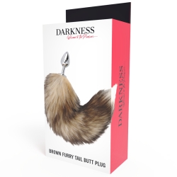 DARKNESS PLUG ANAL PLATA CON COLA 2
