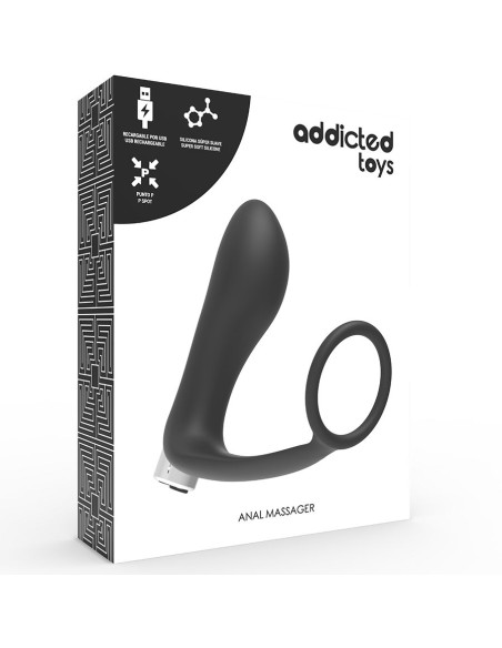 ADDICTED TOYS VIBRADOR PROSTaTICO RECARGABLE NEGRO ADDICTED TOYS VIBRADOR PROSTaTICO RECARGABLE NEGRO