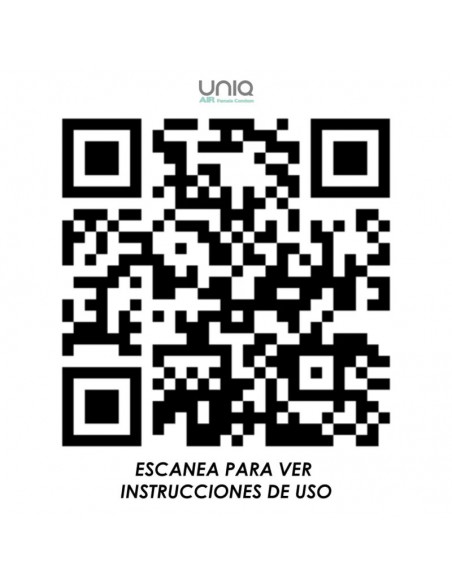 UNIQ AIR PRESERVATIVO FEMENINO SIN LATEX 3 UNIDADES