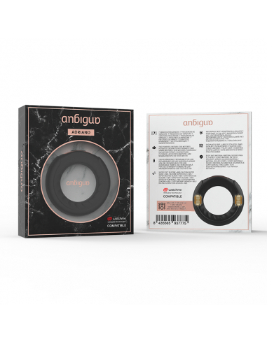 ANBIGUO ADRIANO ANILLO VIBRADOR COMPATIBLE CON WATCHME WIRELESS TECHNOLOGY