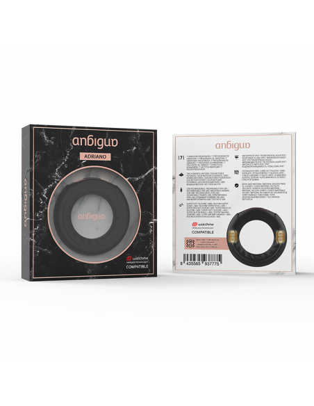 ANBIGUO ADRIANO ANILLO VIBRADOR COMPATIBLE CON WATCHME WIRELESS TECHNOLOGY
