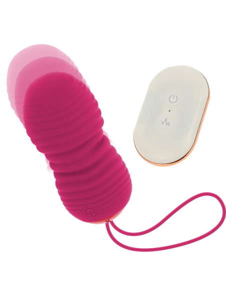 OHMAMA HUEVO CONTROL REMOTO 7 MODOS UP AND DOWN ROSA