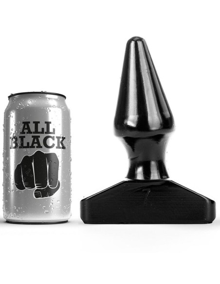 ALL BLACK PLUG ANAL 16CM