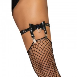 LEG AVENUE LIGUERO ALTO DE CUERO VEGANO TALLA uNICA ROJO 2