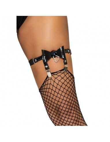 LEG AVENUE LIGUERO ALTO DE CUERO VEGANO TALLA uNICA 