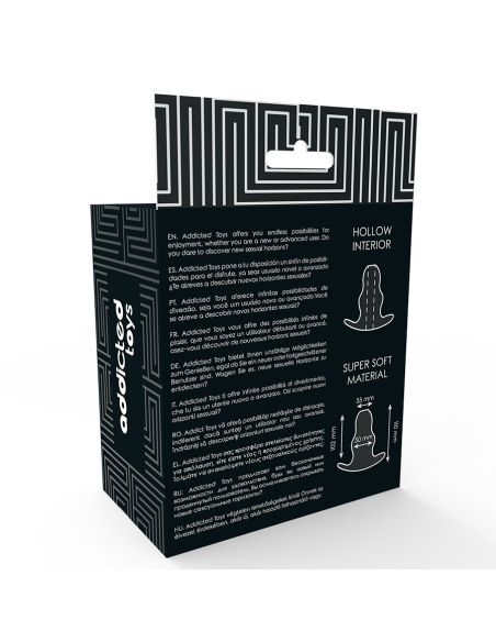 ADDICTED DILATADOR ANAL MEDIANO 11 CM TRANSPARENTE ADDICTED DILATADOR ANAL MEDIANO 11 CM TRANSPARENTE