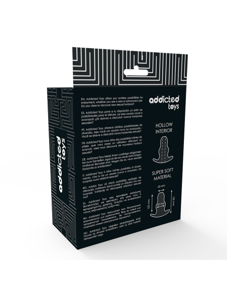 ADDICTED DILATADOR ANAL GRANDE 13 CM TRANSPARENTE ADDICTED DILATADOR ANAL GRANDE 13 CM TRANSPARENTE