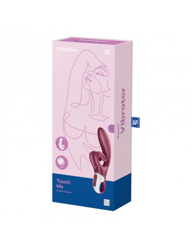 SATISFYER TOUCH ME VIBRADOR RABBIT ROJO