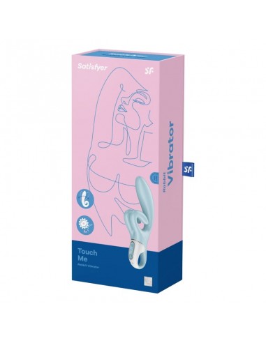SATISFYER TOUCH ME VIBRADOR RABBIT AZUL