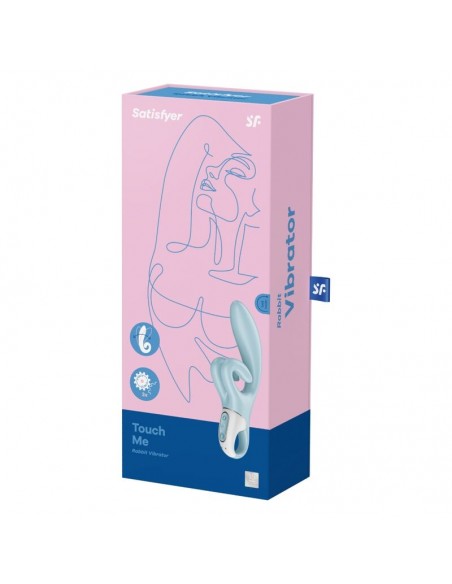 SATISFYER TOUCH ME VIBRADOR RABBIT AZUL