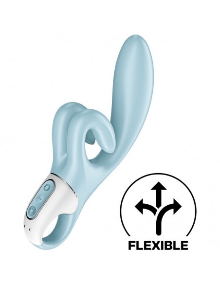 SATISFYER TOUCH ME VIBRADOR RABBIT AZUL