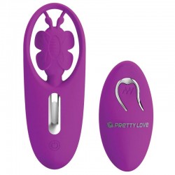 PRETTY LOVE DANCING BUTTERFLY ESTIMULADOR PARA BRAGUITA CON CONTROL REMOTO LILA 2