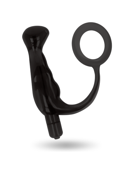 ADDICTED TOYS VIBRADOR PROSTaTICO NEGRO 10 CM
