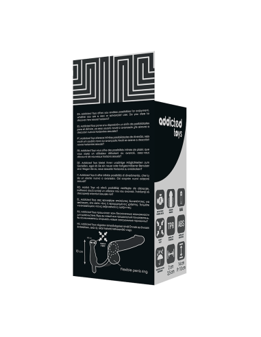 ADDICTED TOYS VIBRADOR PROSTaTICO NEGRO 10 CM