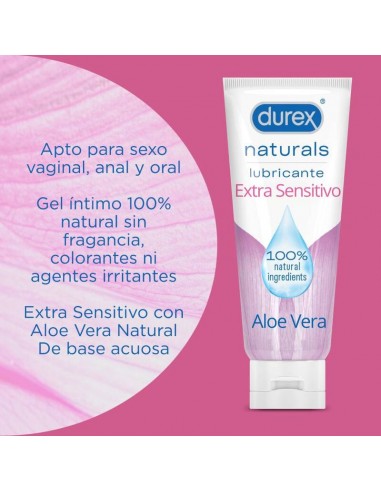 DUREX NATURALS LUBRICANTE EXTRA SENSITIVO 100 ML