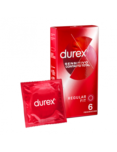DUREX SENSITIVO CONTACTO TOTAL 6 UDS