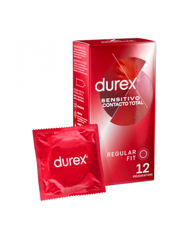 DUREX SENSITIVO CONTACTO TOTAL 12 UDS