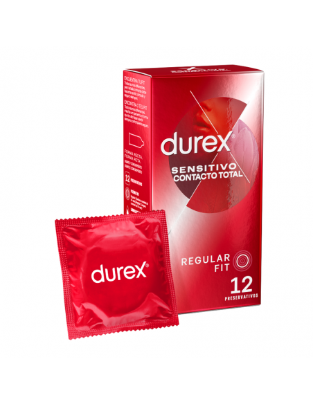 DUREX SENSITIVO CONTACTO TOTAL 12 UDS