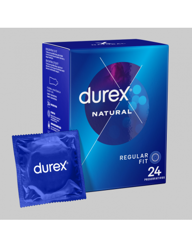 DUREX NATURAL PLUS 24 UNIDADES