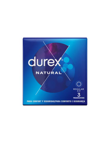 DUREX NATURAL CLASCIC 3 UNIDADES