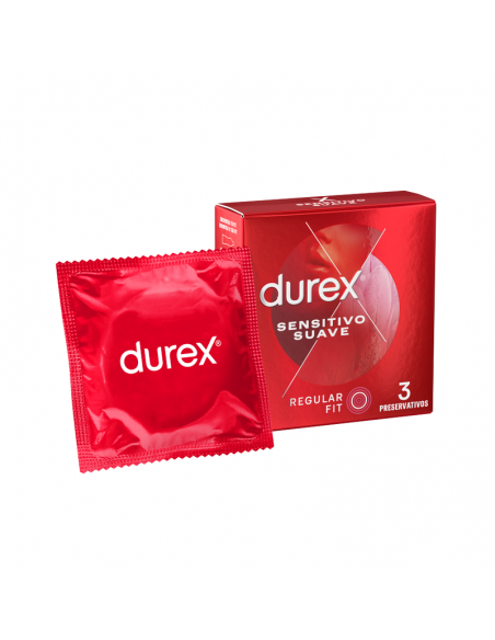 DUREX SENSITIVO SUAVE 3 UDS