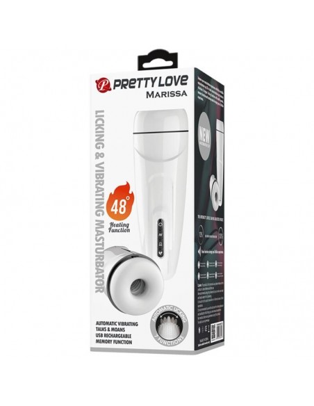 PRETTY LOVE MARISSA MASTURBADOR MASCULINO VIBRACIoN CALOR VOZ Y SUCCIoN