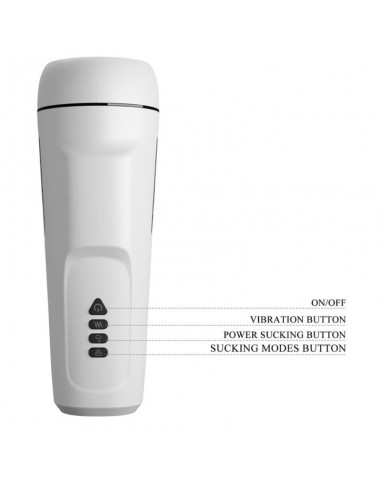 PRETTY LOVE SIENNA MASTURBADOR MASCULINO CON VIBRACIoN VOZ Y SUCCIoN