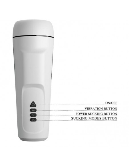 PRETTY LOVE SIENNA MASTURBADOR MASCULINO CON VIBRACIoN VOZ Y SUCCIoN