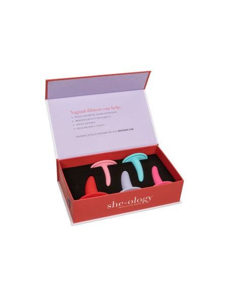 CALEX KIT 5PC DILATADORES VAGINALES O ANALES MULTICOLOR