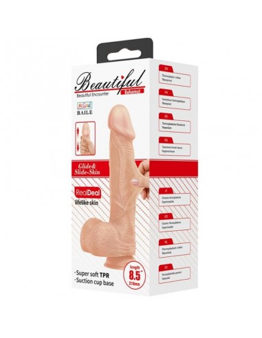 BEAUTIFUL ENCOUNTER BAHAMUT DILDO REALISTICO FLEXIBLE 218 CM NATURAL