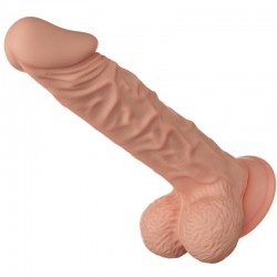 BEAUTIFUL ENCOUNTER BURAQ DILDO REALISTICO FLEXIBLE 24 CM NATURAL