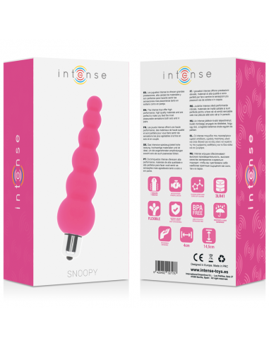 INTENSE SNOOPY 7 SPEEDS SILICONE ROSA INTENSO