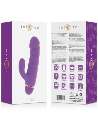 INTENSE CRASS 20 SPEEDS SILICONE LILA