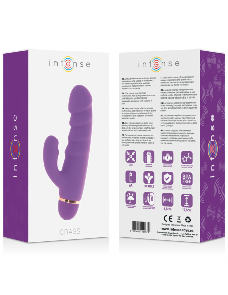 INTENSE CRASS 20 SPEEDS SILICONE LILA
