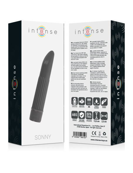 INTENSE SONNY VIBRADOR NEGRO
