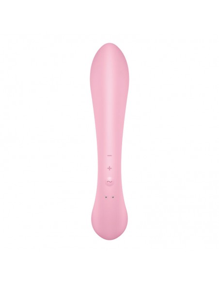 SATISFYER TRIPLE OH VIBRADOR HiBRIDO ROSA