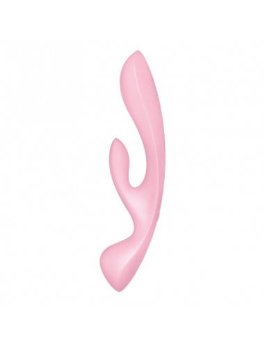 SATISFYER TRIPLE OH VIBRADOR HiBRIDO ROSA
