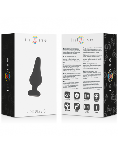 INTENSE ANAL PLUG PIPO S SILICONE NEGRO 98 CM
