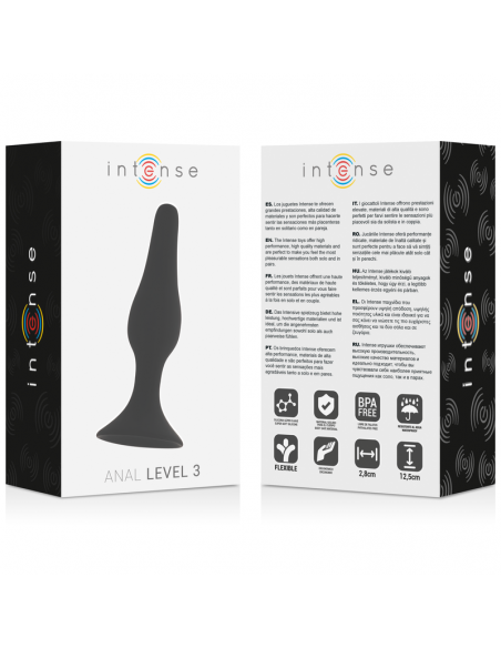 INTENSE ANAL LEVEL 3 125CM NEGRO