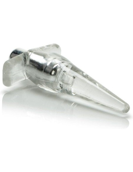 CALEX PLUG MINI VIBRO TEASE VIBRADOR TRANSPARENTE