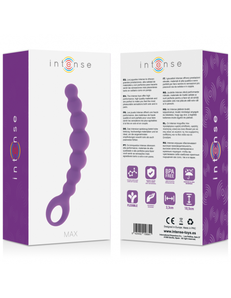 INTENSE ANAL BEADS MAX LILA