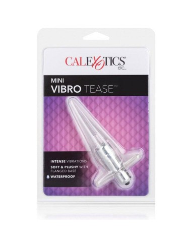 CALEX PLUG MINI VIBRO TEASE VIBRADOR TRANSPARENTE