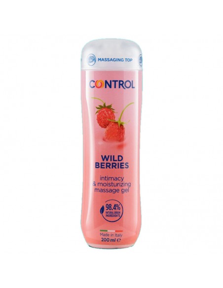 CONTROL GEL DE MASAJE 3 EN 1 WILD BERRIES 200 ML