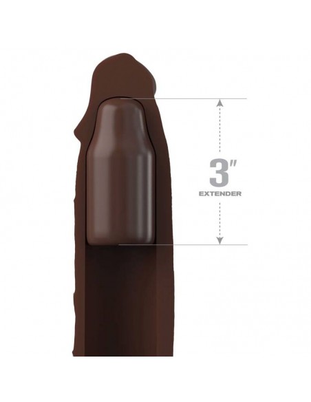 PIPEDREAMS EXTENSION W STRAP 1778 CM BROWN