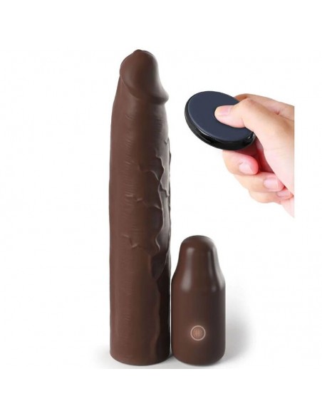 PIPEDREAMS SLEEVE 2286 CM 762 CM PLUG REMOTE BROWN