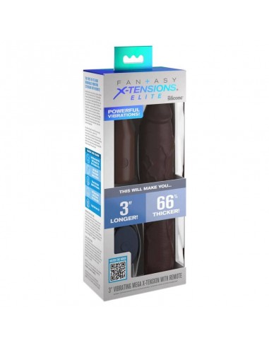 PIPEDREAMS SLEEVE 2286 CM 762 CM PLUG REMOTE BROWN
