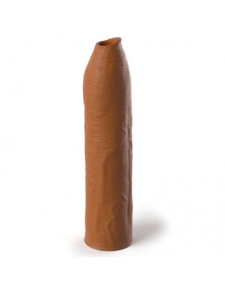PIPEDREAMS EXTENSION SLEEVE UNCUT 1778 CM CARAMEL