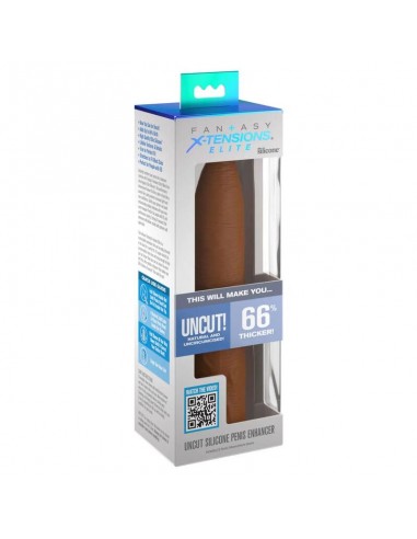 PIPEDREAMS EXTENSION SLEEVE UNCUT 1778 CM CARAMEL