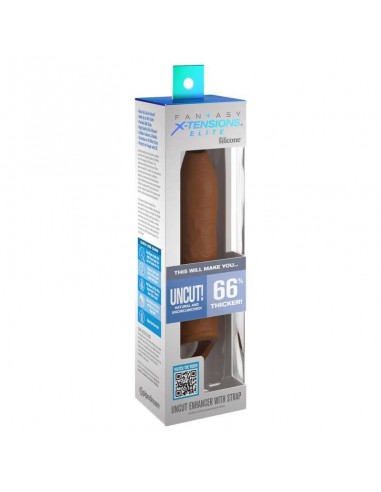 PIPEDREAMS SLEEVE UNCUT 1778 CM W STRAP CARAMEL